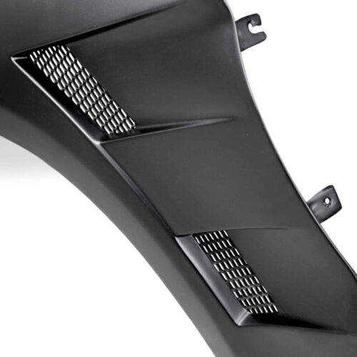 Alternative view of Seibon Carbon Type-AT Fiberglass Front Fenders for 2015-2017 Ford Mustang (0.4inch wider) (pair)