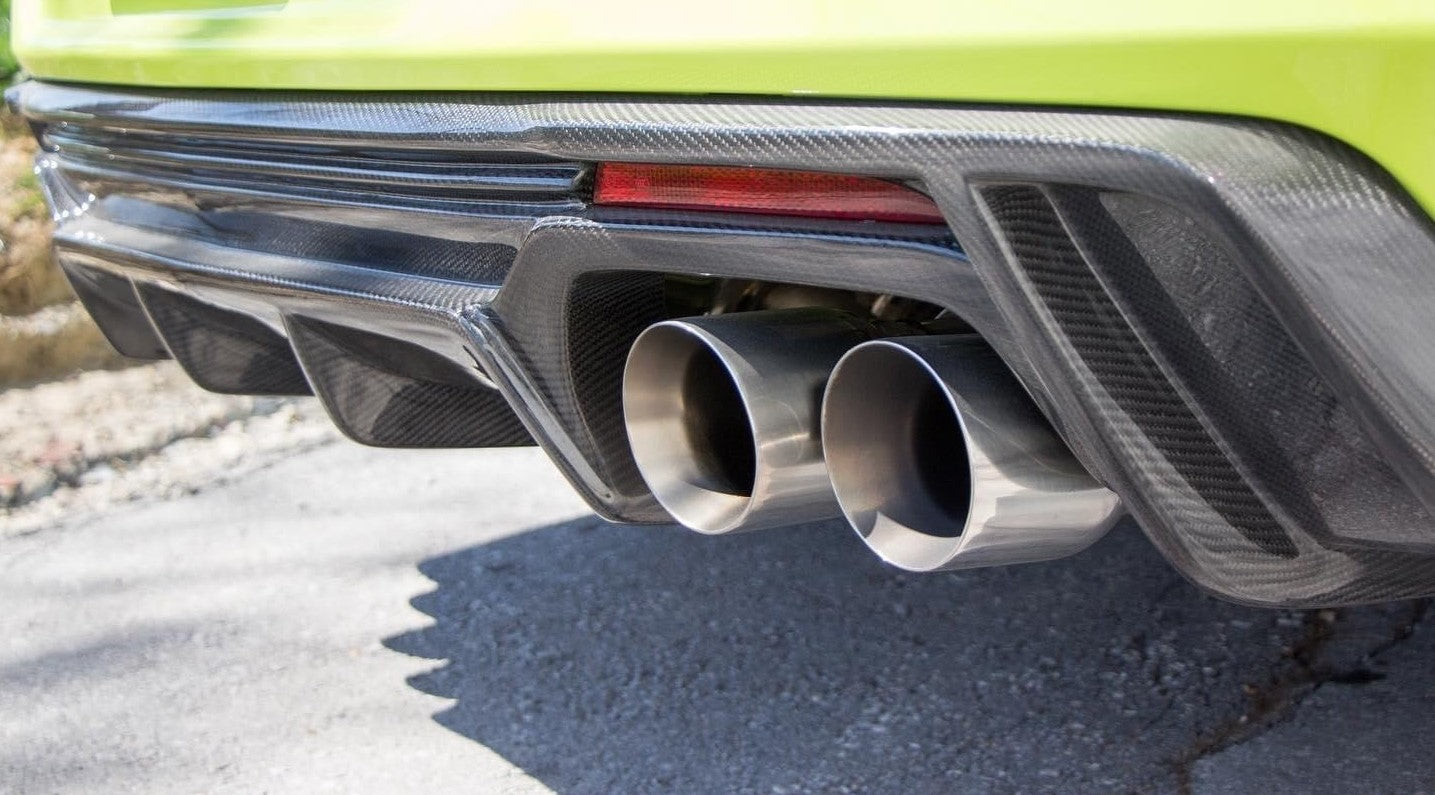 Seibon Carbon Type-AZ Carbon Fiber Rear Valance For 2016-2024 Chevrolet Camaro_AC-RL16CHCAM-AZ_7