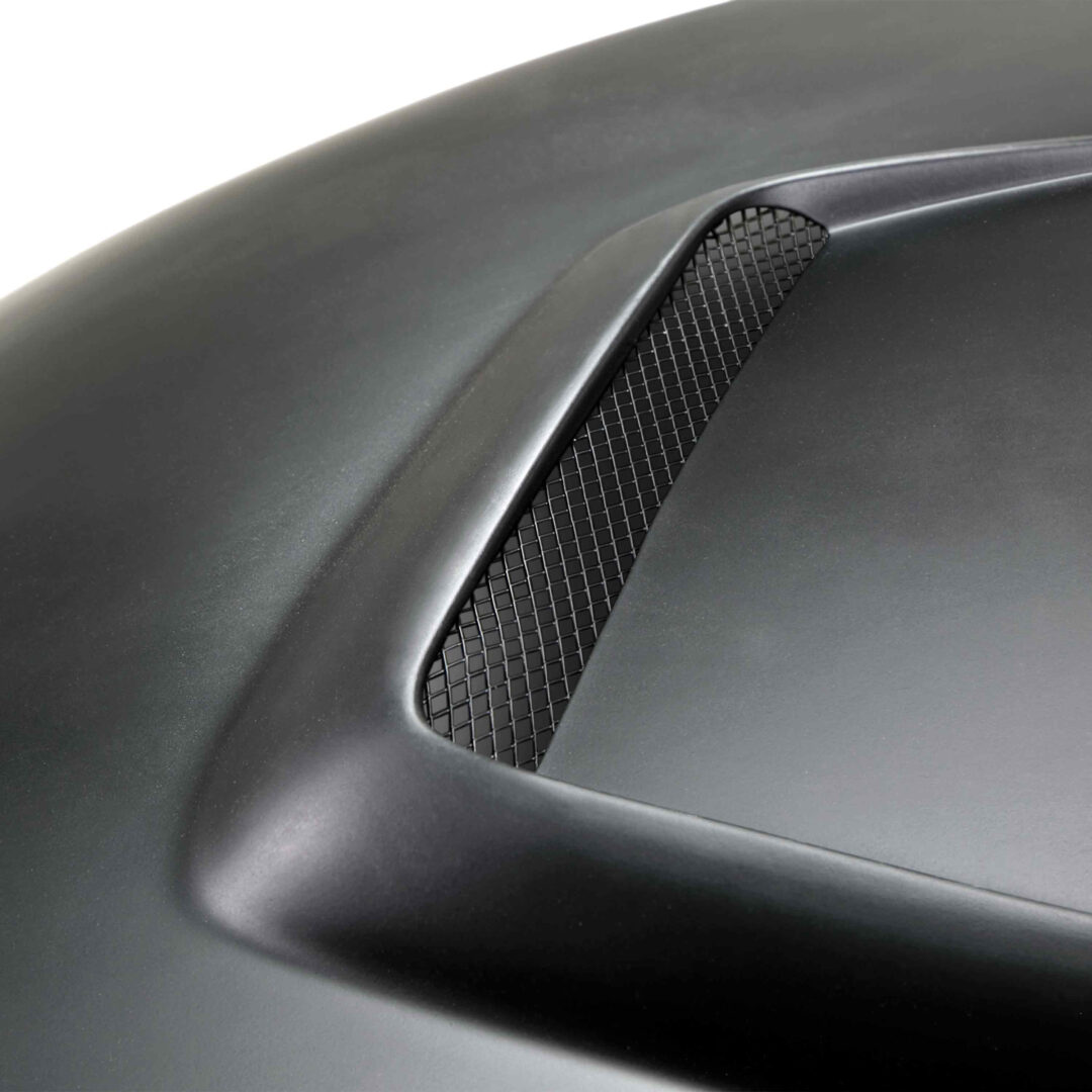 Seibon Carbon Type-GR (GT350 Style) Fiberglass Hood for 2015-2017 Ford Mustang AC-HD15FDMU-GR-GF (3)