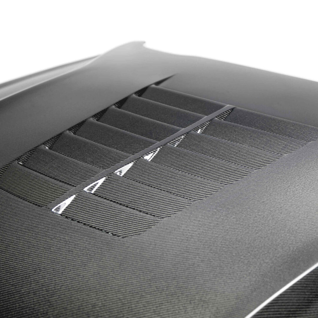 Seibon Carbon Type-GT5 Double Sided Carbon Fiber Hood for 2018-2023 Ford Mustang AC-HD18FDMU-GT5-DS (3)