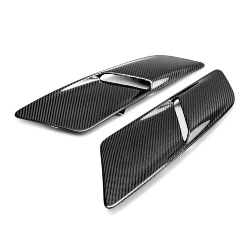 Alternative view of Seibon Carbon Type-OE Carbon Fiber Hood Vents for 2015-2017 Ford Mustang GT