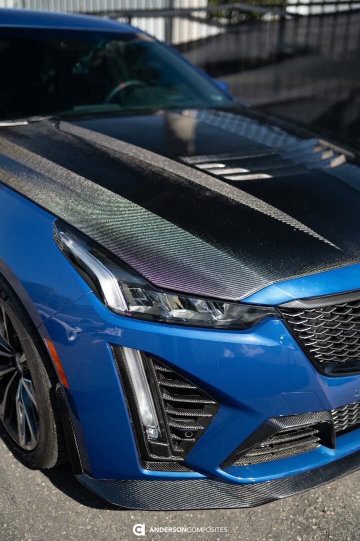 Seibon Carbon Type-OE Carbon Fiber Lower Grille For 2022-2024 Cadillac CT5 Blackwing AC-LV22CT5BW_5