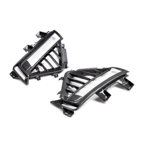 Alternative view of Seibon Carbon Type-OE Carbon Fiber Side Grilles For 2022-2024 Cadillac CT5-V Blackwing