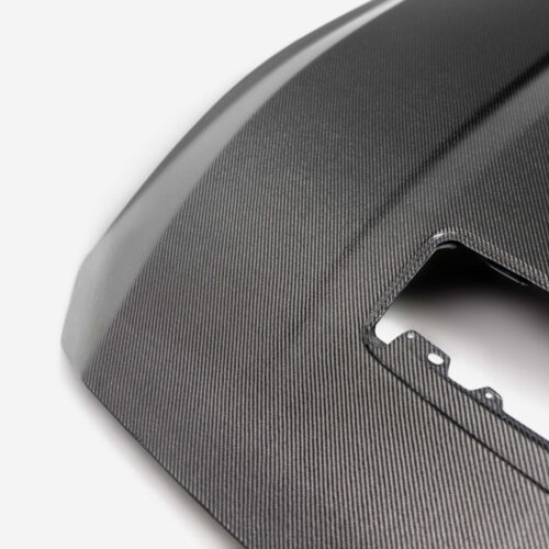 Alternative view of Seibon Carbon Type-OE Double Sided Carbon Fiber Hood For 2024-2025 Ford Mustang