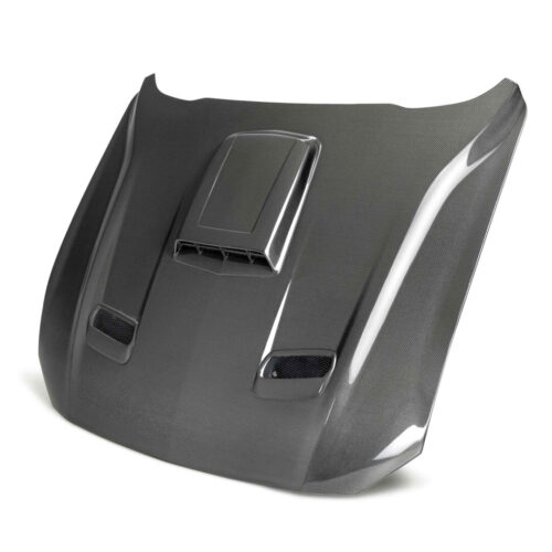 Seibon Carbon Type-Sk Double-Sided Carbon Fiber Hood For 2021-2023 Ford Mustang Mach 1