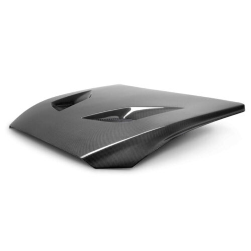 Alternative view of Anderson Composites Type-TT (FORD GT Style) Double Sided Carbon Hood for 2015-2017 Ford Mustang