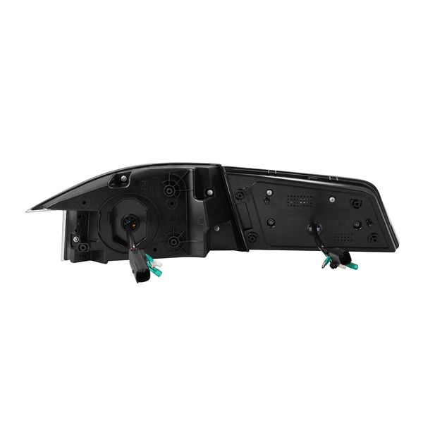 AlphaRex 12-21 Tesla Model S LUXX-Series LED Tail Lights Black Red With Black Trunk Center Piece Replacement 601130 14